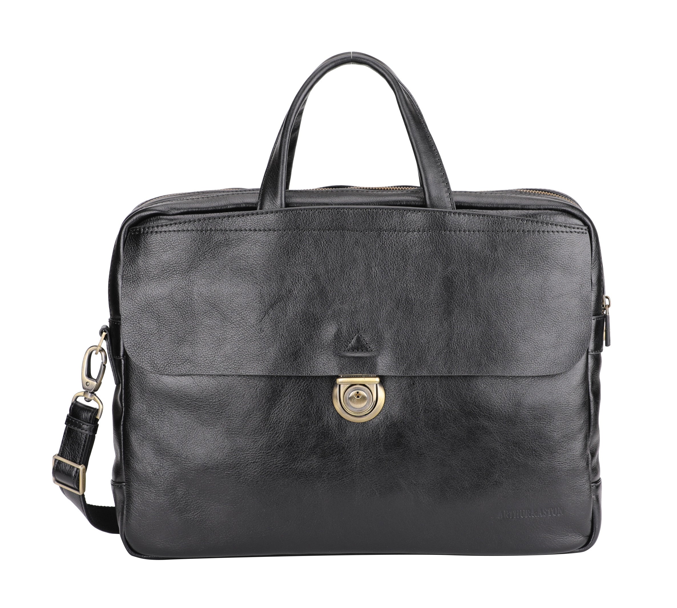 Sergio vegetable cowhide leather briefcase