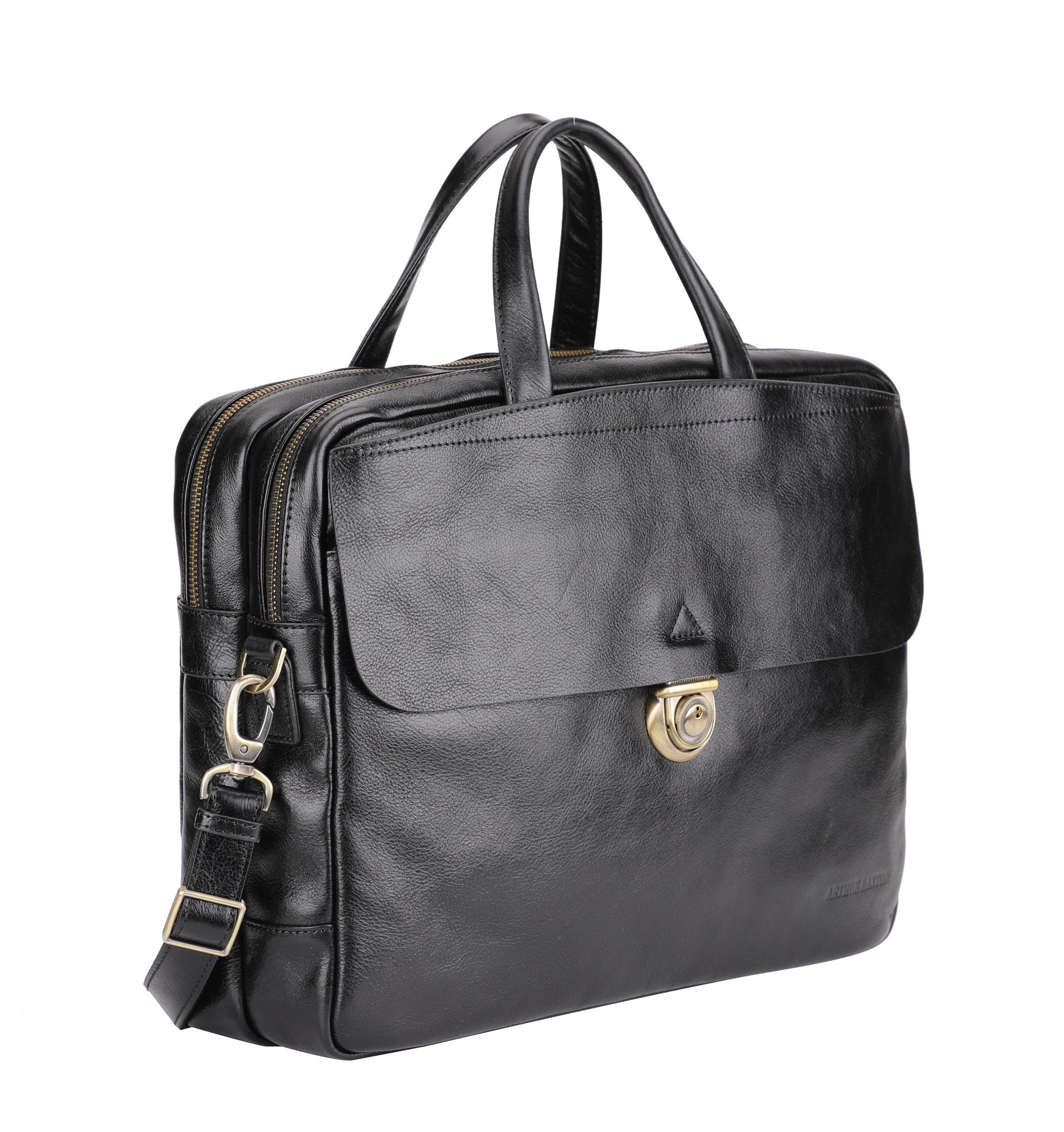 Sergio vegetable cowhide leather briefcase