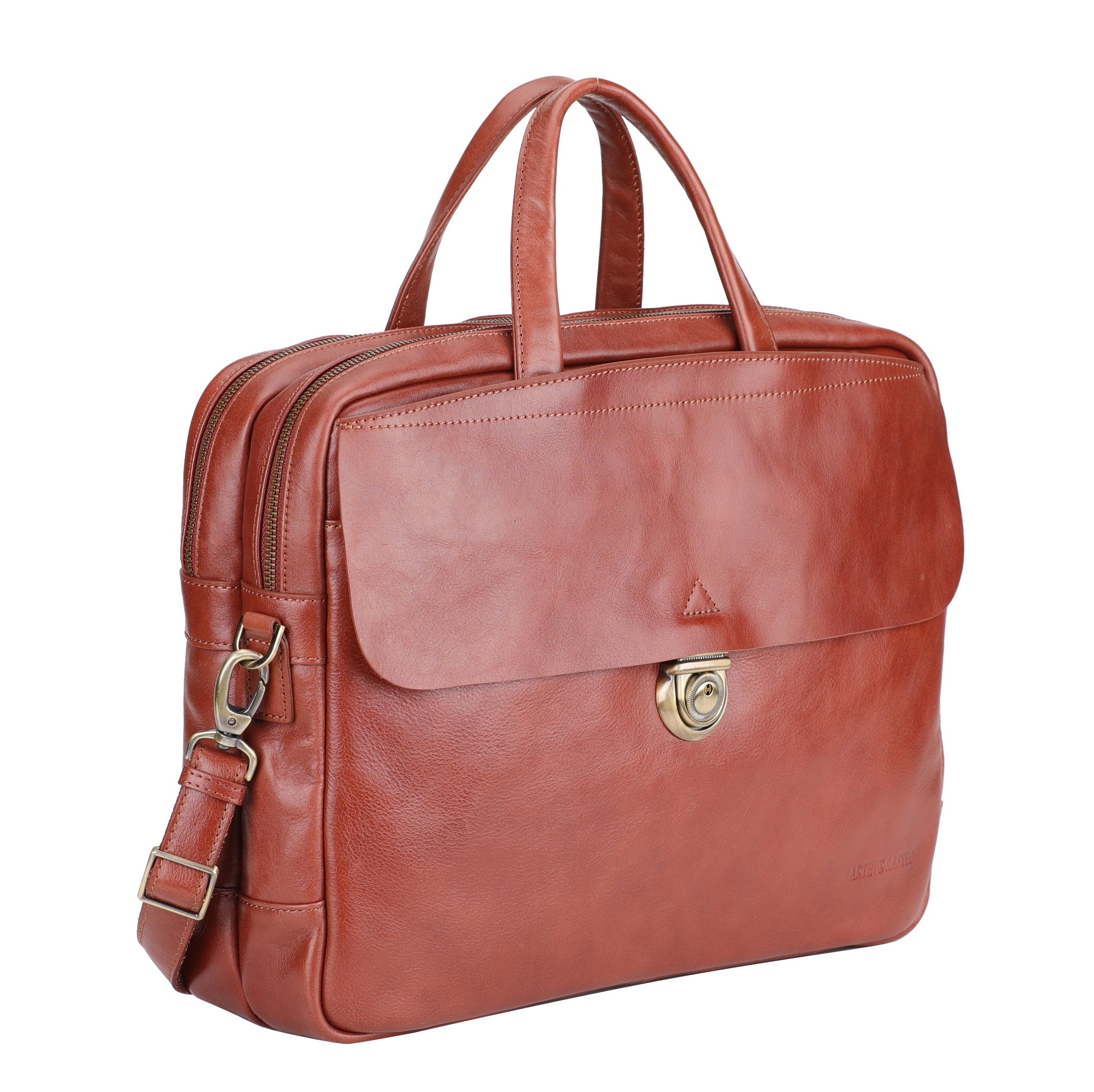 Sergio vegetable cowhide leather briefcase