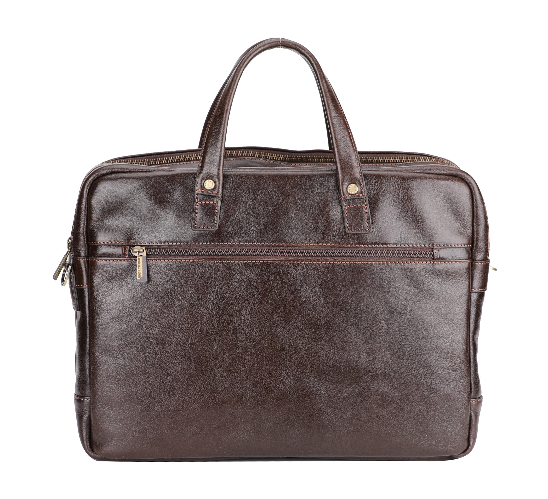 Sergio vegetable cowhide leather briefcase