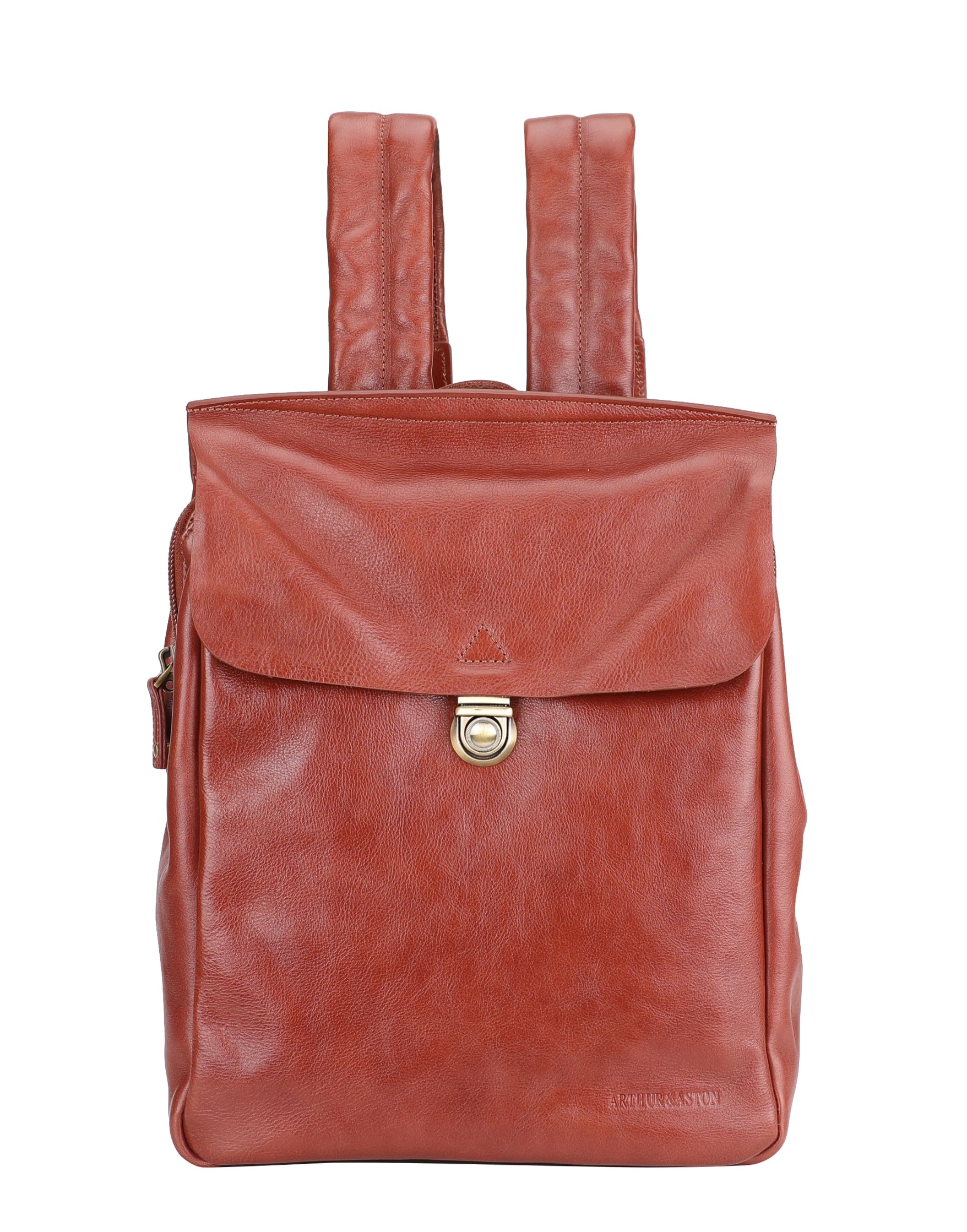 Sergio backpack in vegetable cowhide leather