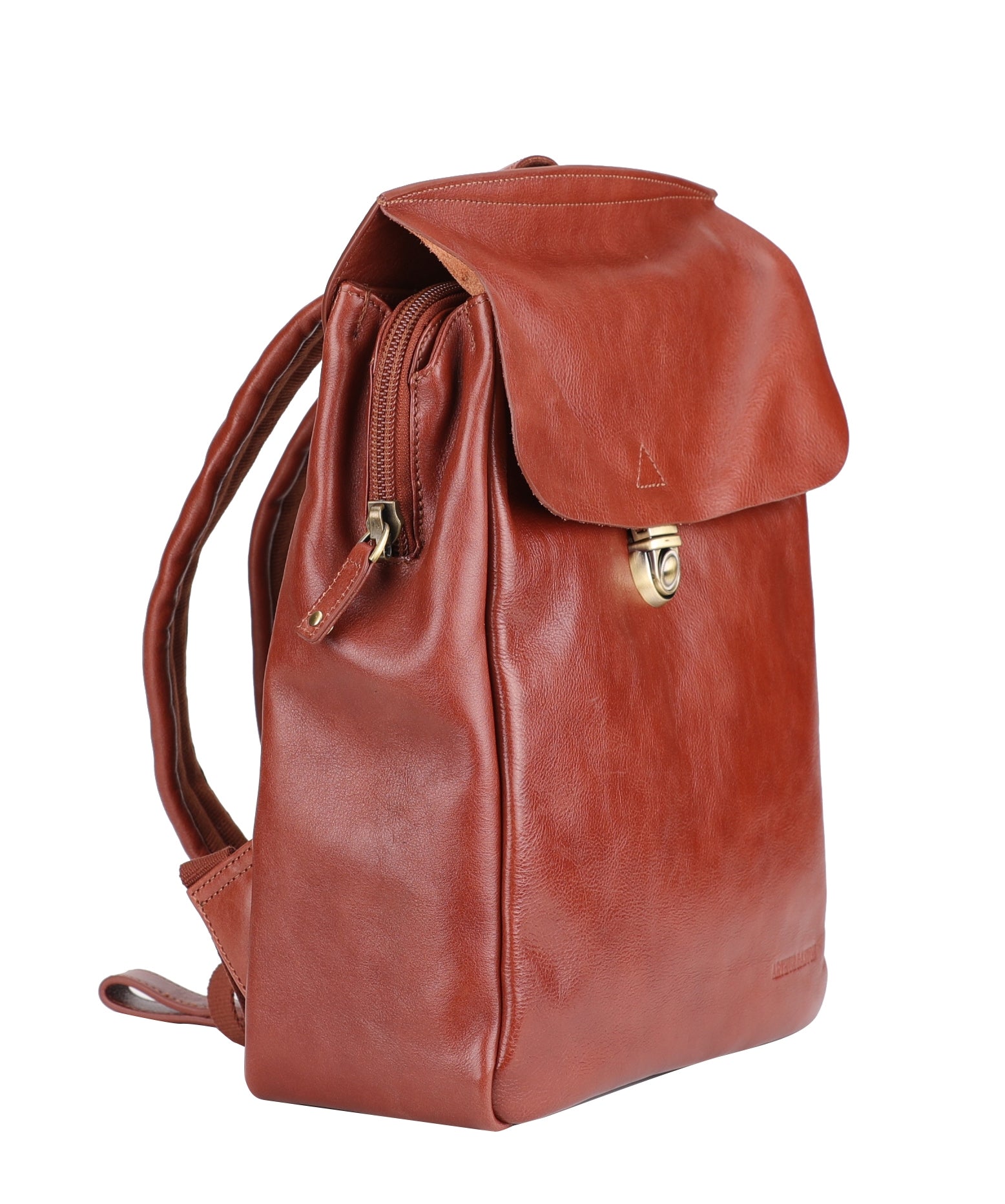 Sergio backpack in vegetable cowhide leather