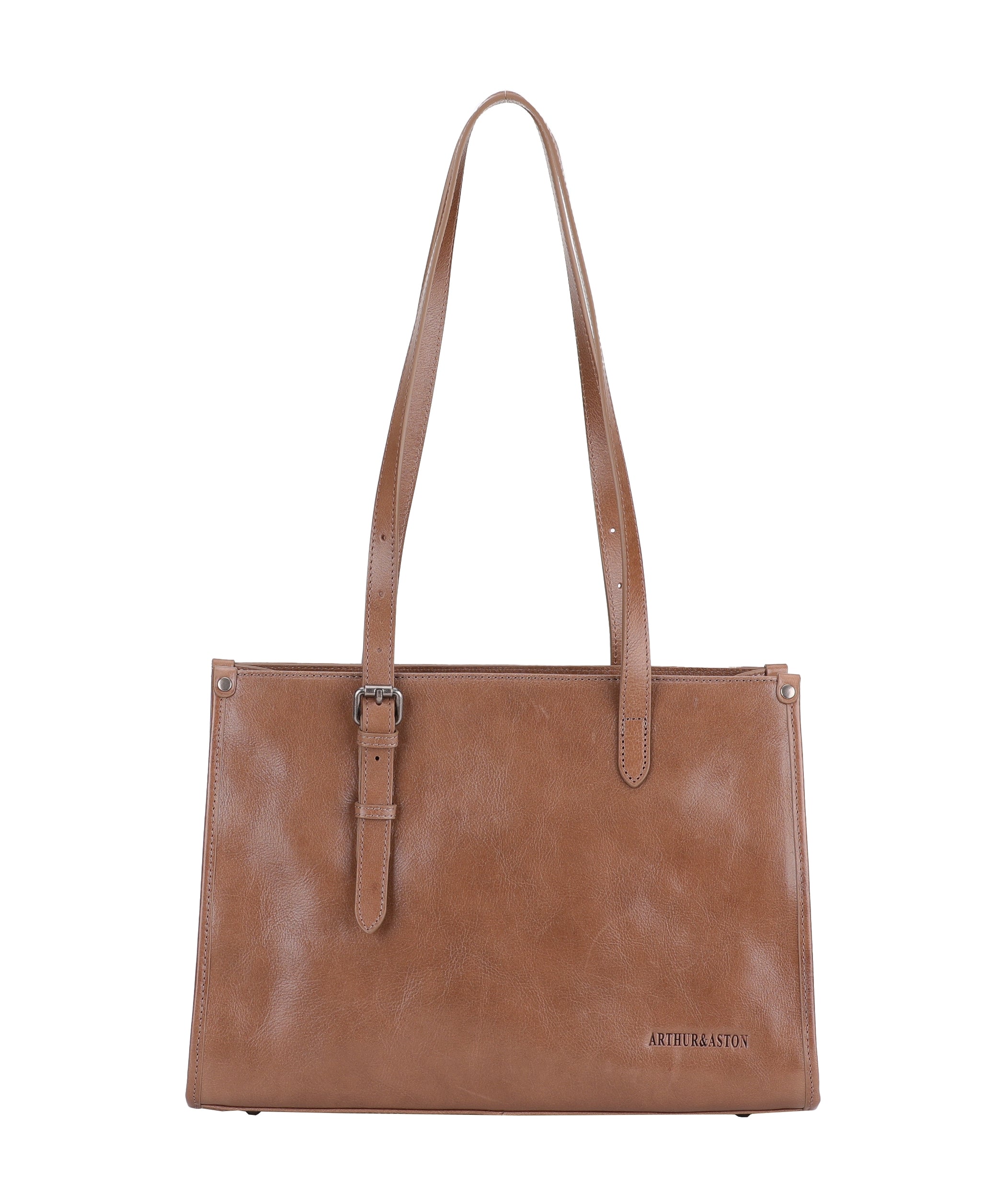 Edith Leather Shopping Bag