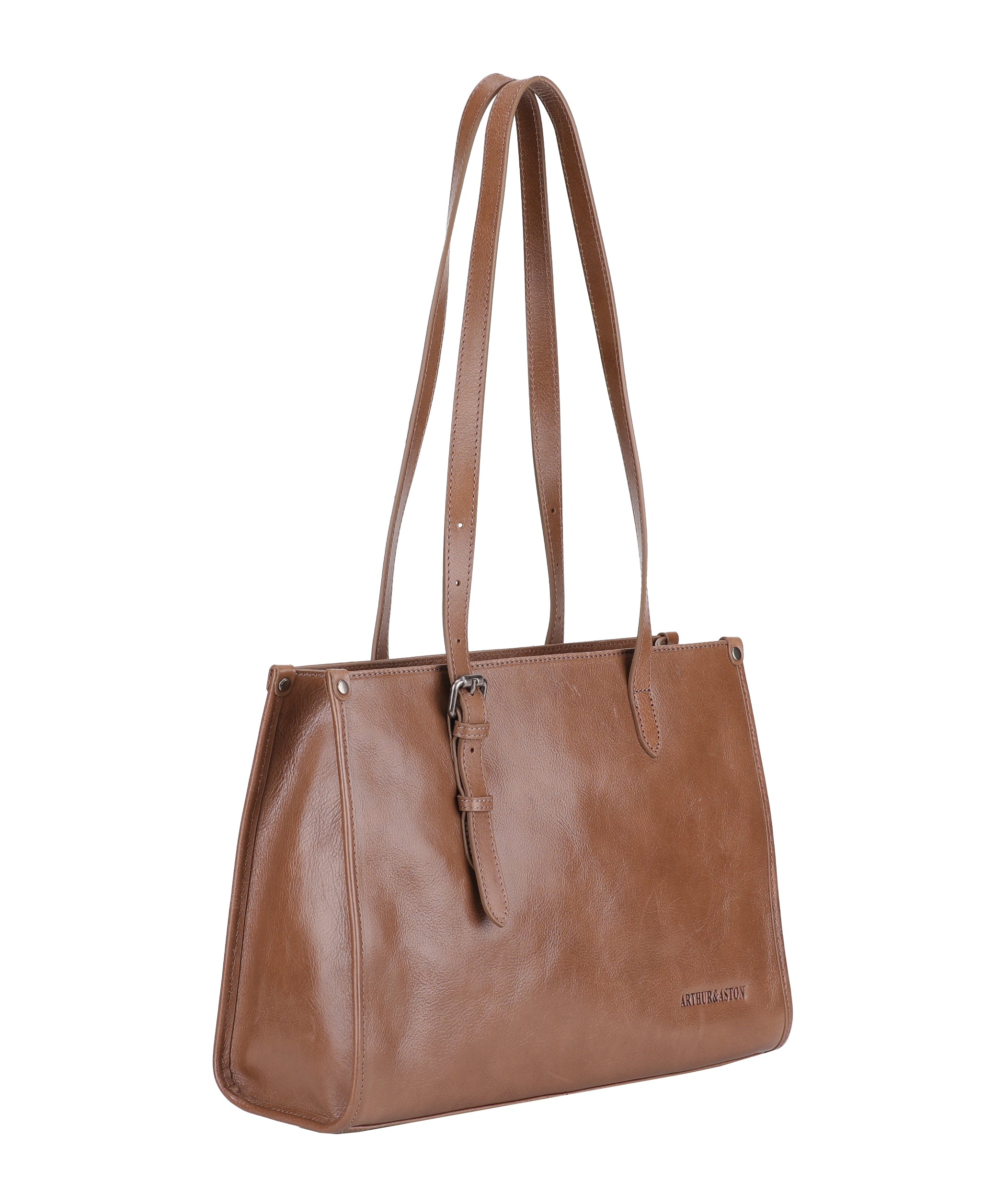 Edith Leather Shopping Bag