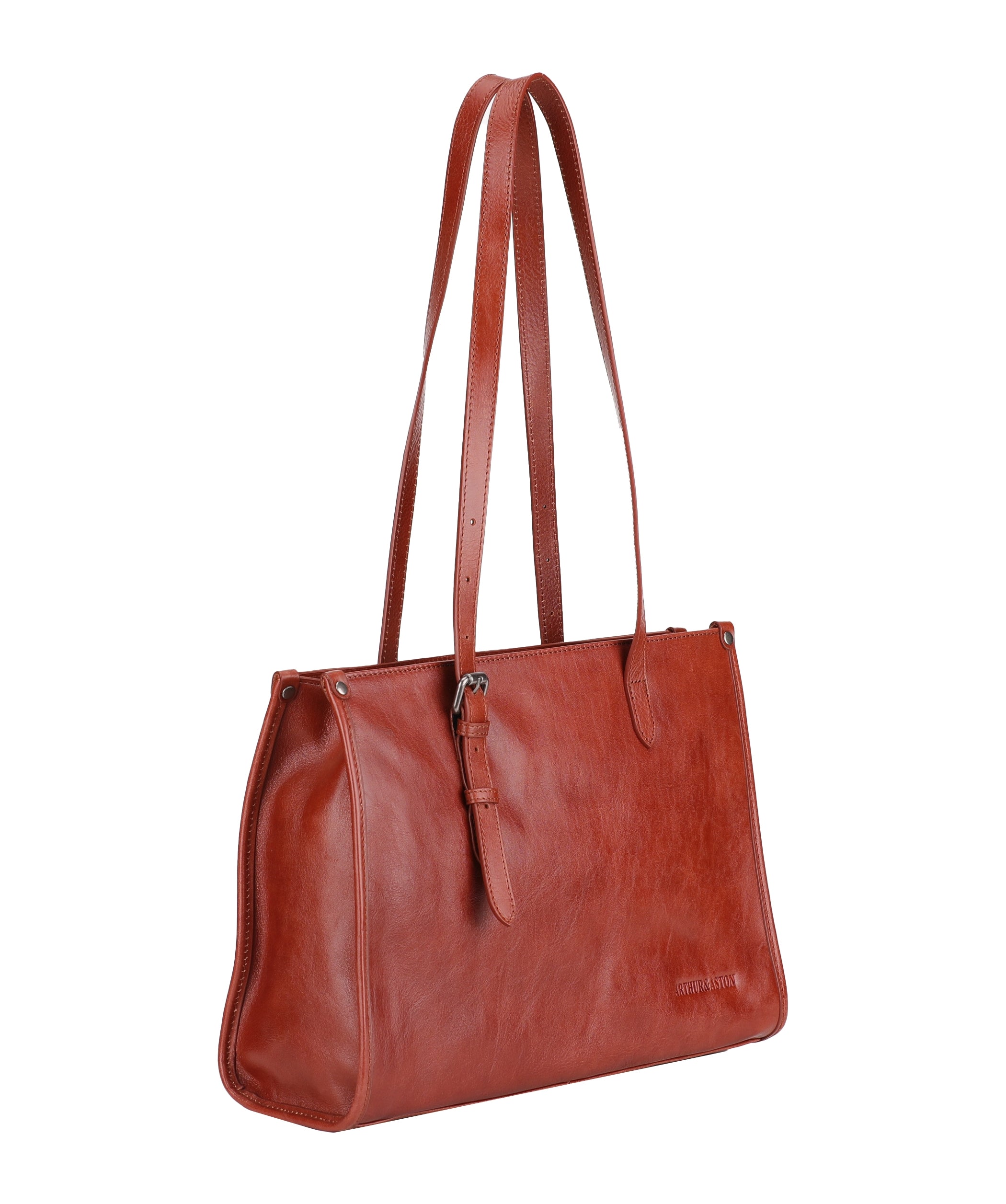 Edith Leather Shopping Bag