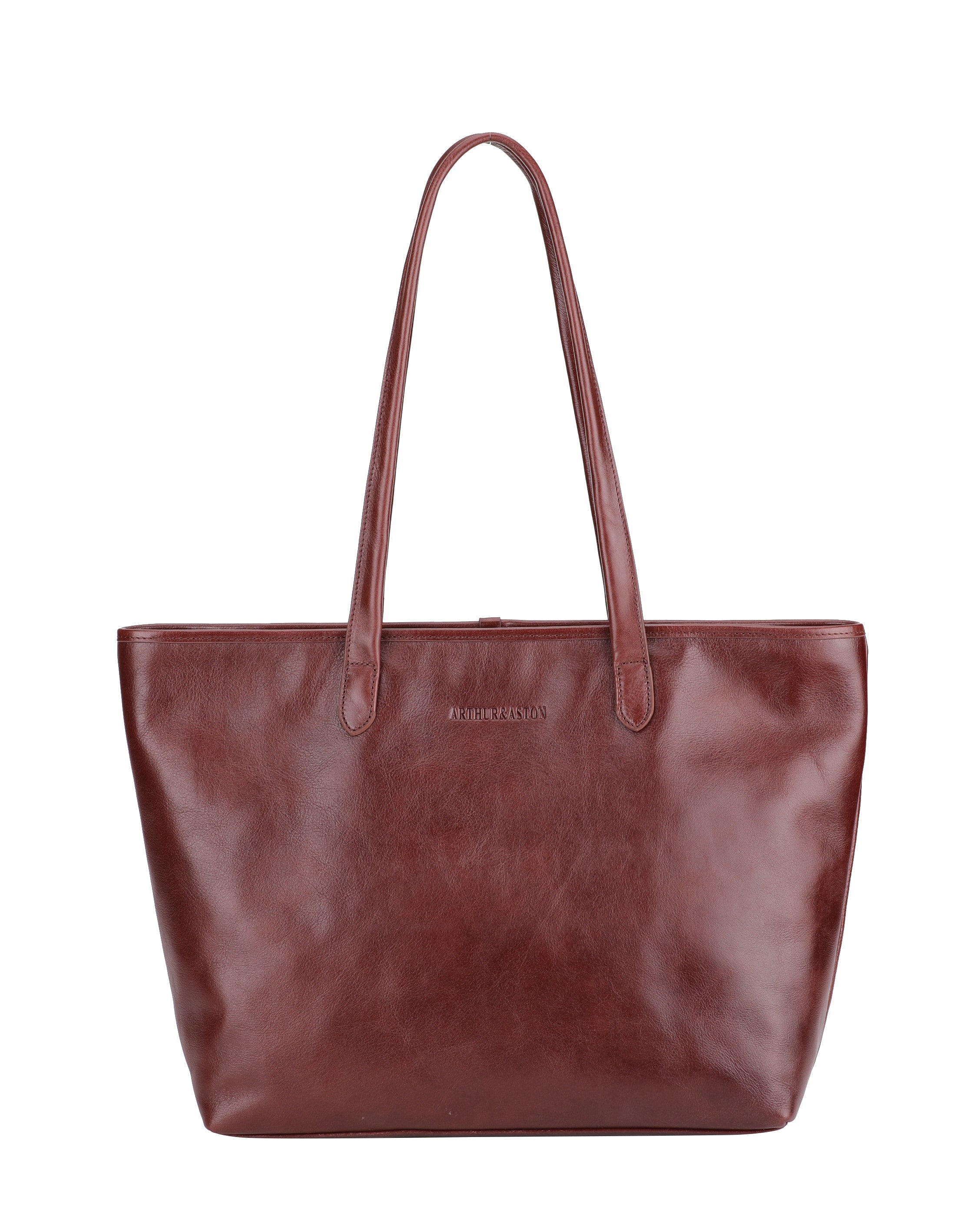 Grand sac shopping Edith en cuir