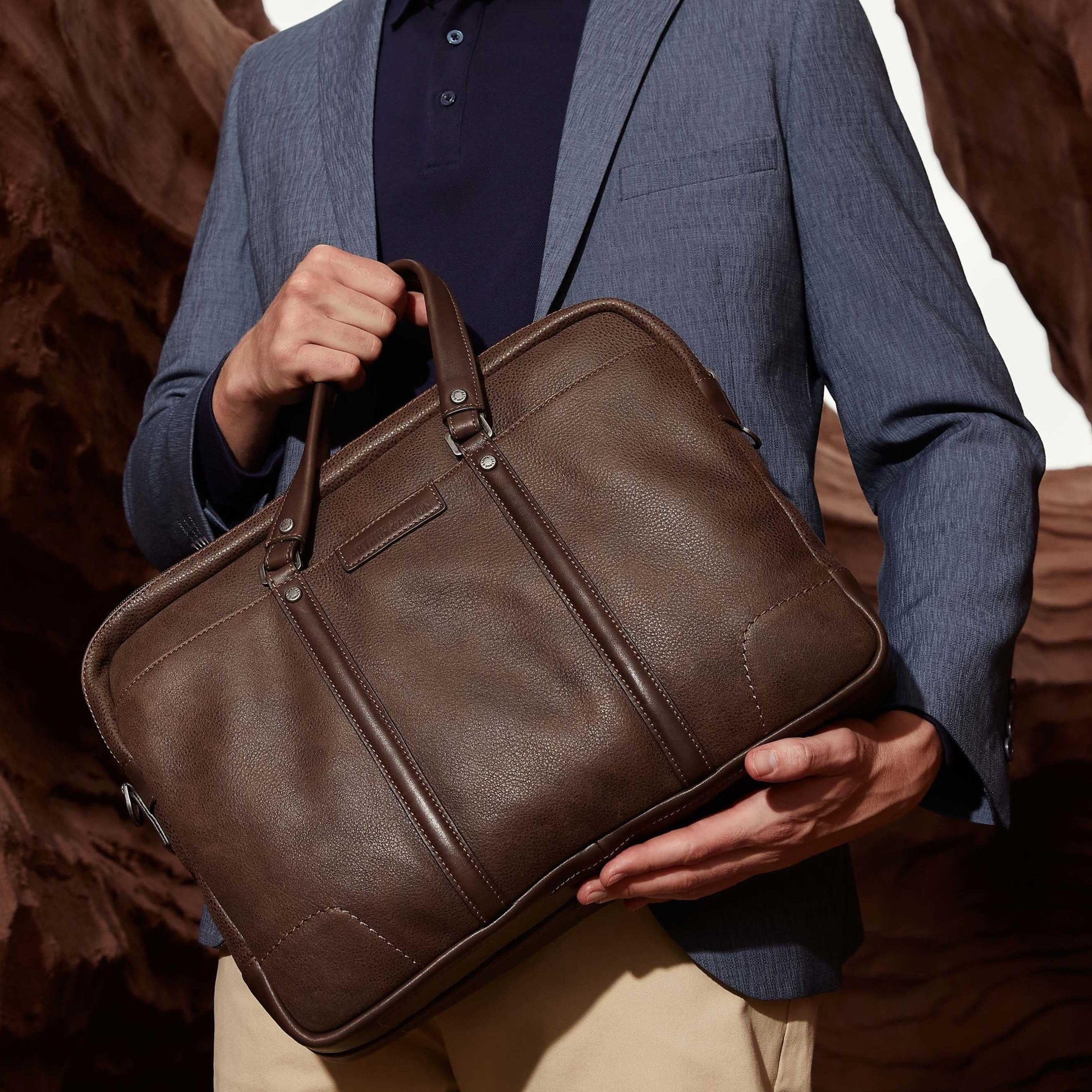 Marco leather briefcase