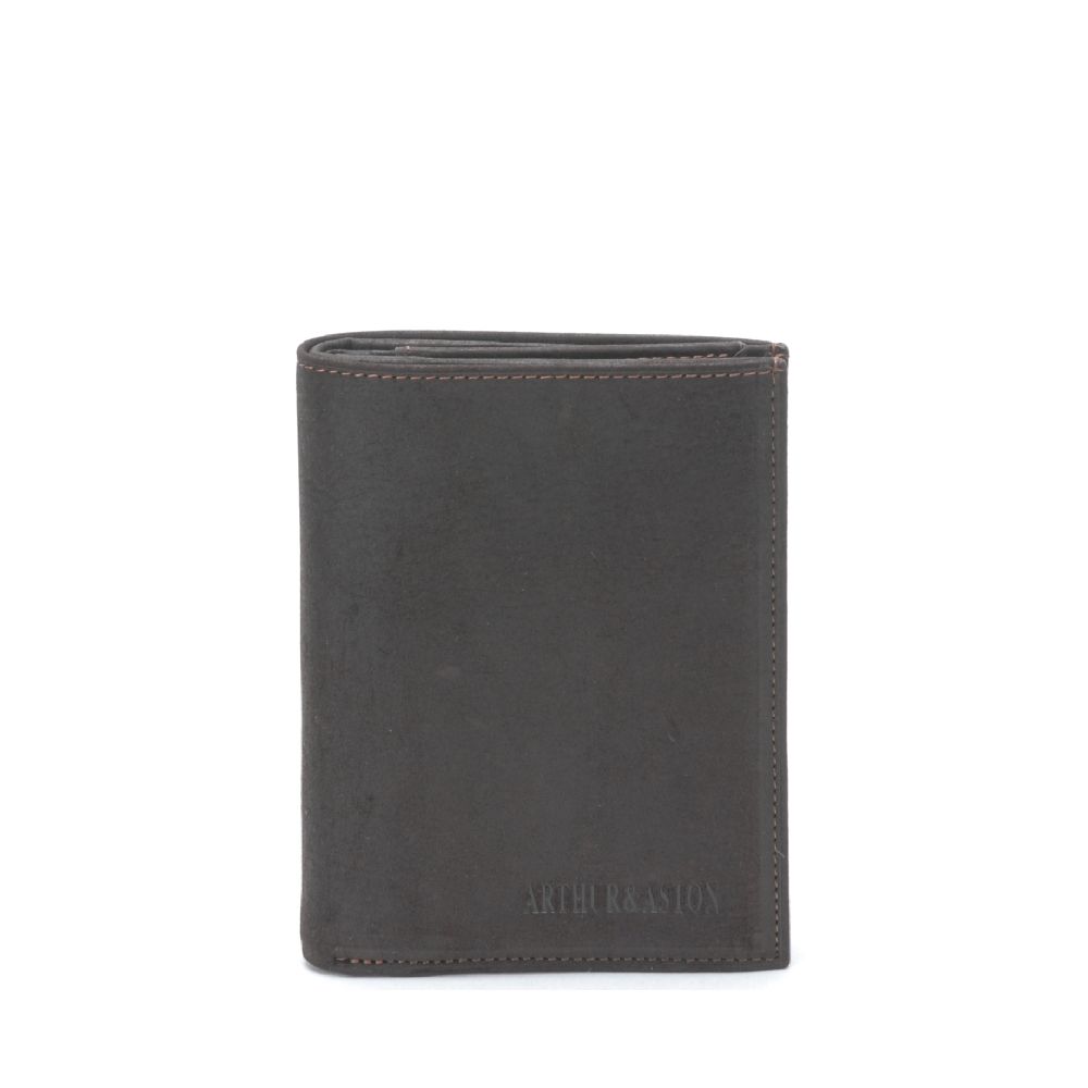 Louis oiled leather wallet