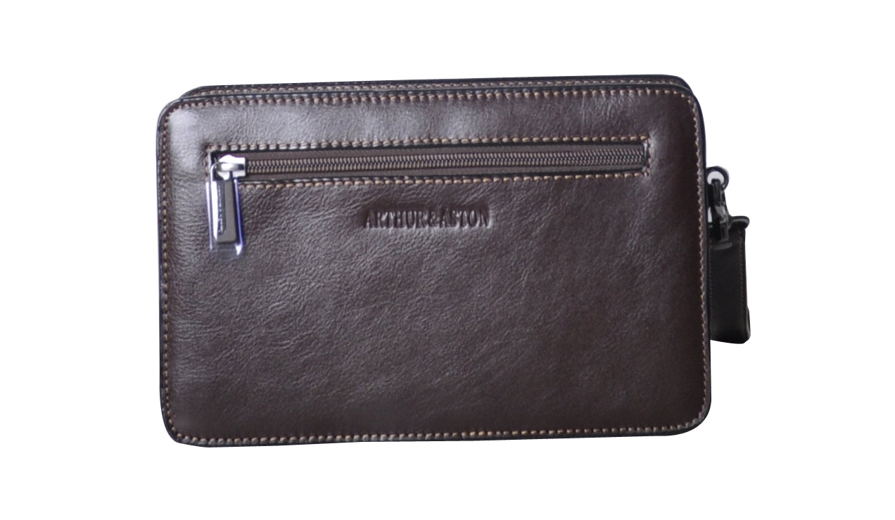 Pochette Georges cuir vachette