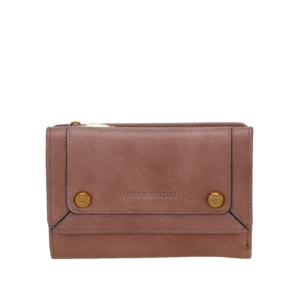 Portefeuille compact cuir Aria