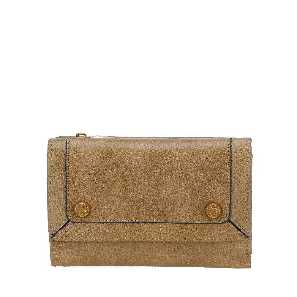 Portefeuille compact cuir Aria