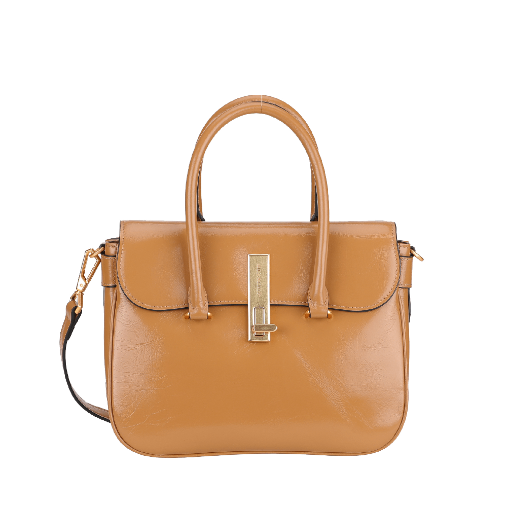 Eva leather flap handbag