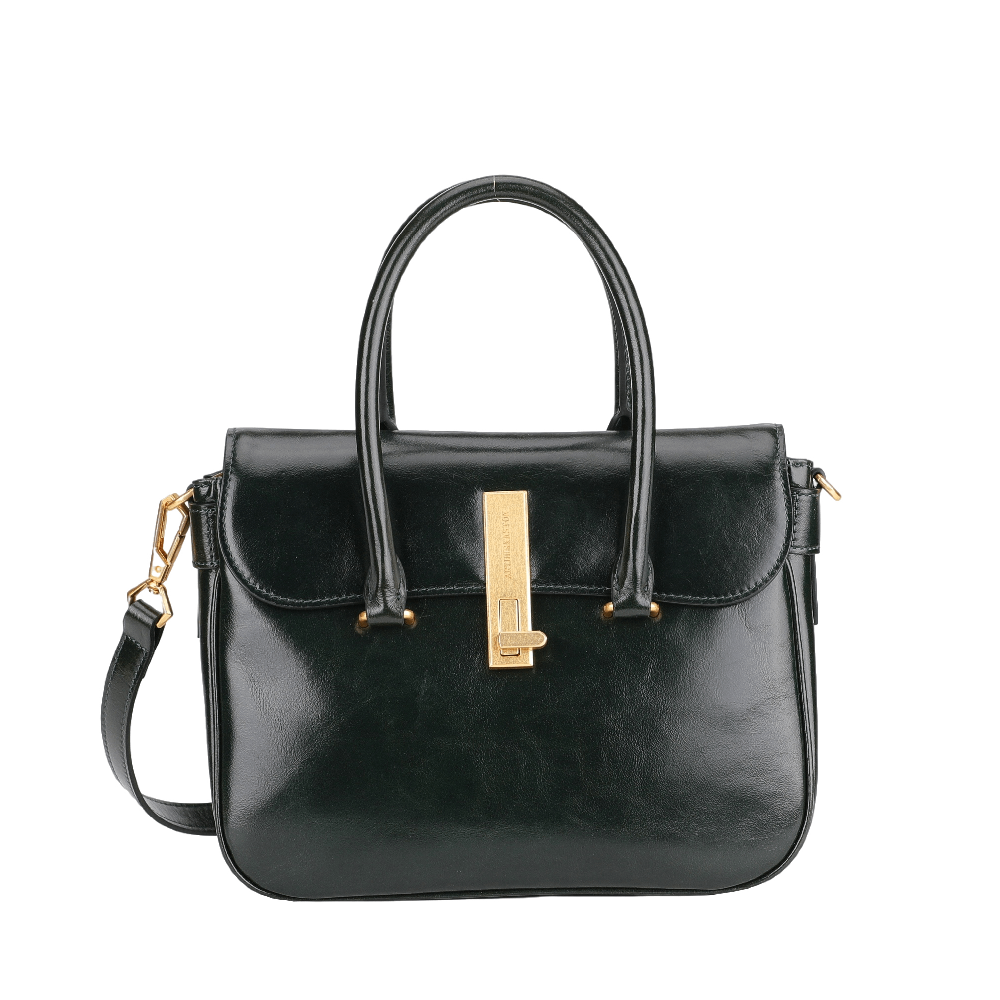 Eva leather flap handbag