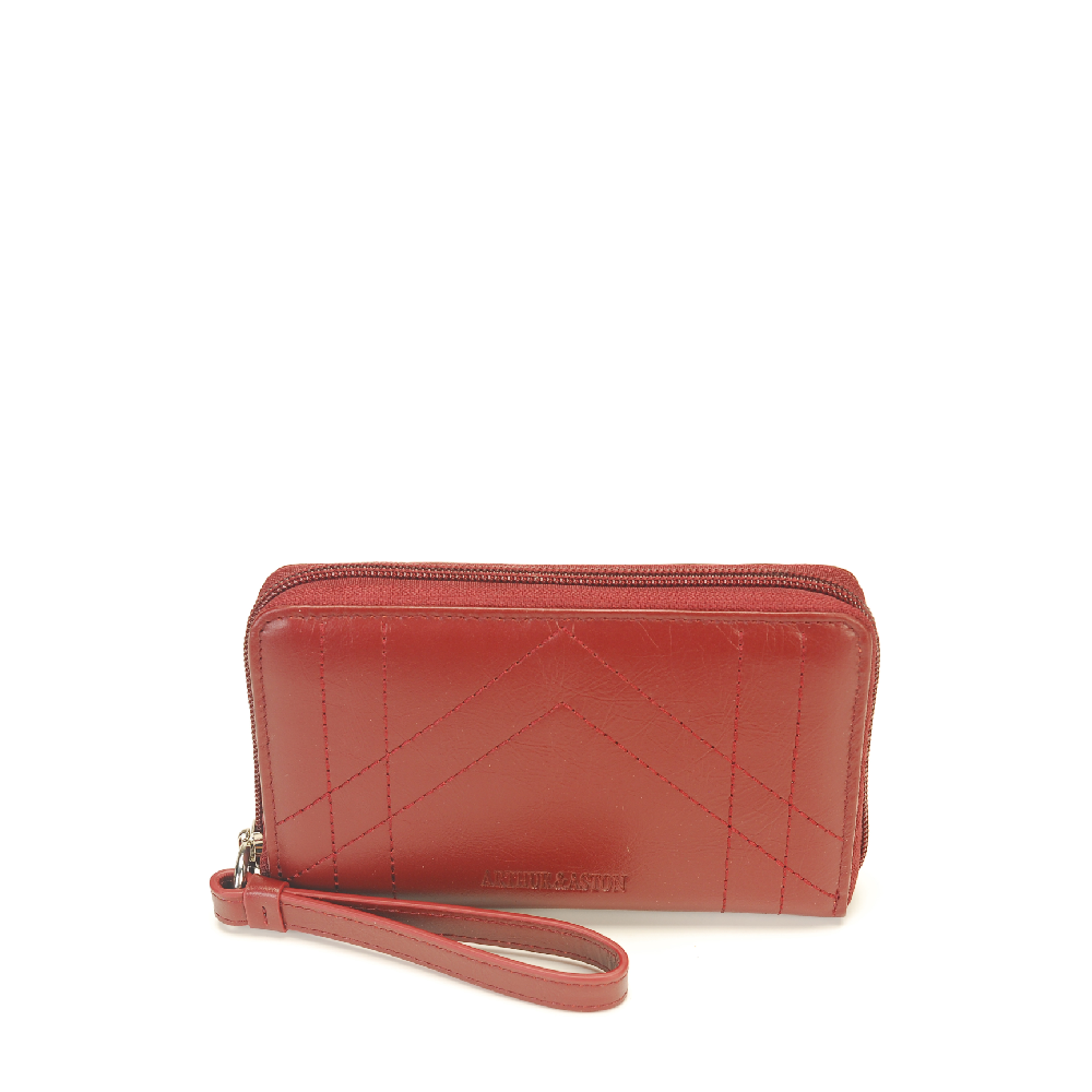 Claudia leather purse